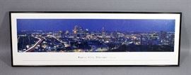 James Blakeway "Kansas City, Missouri Series 2" Downtown Scene, Framed, 40"W x 13"H