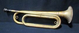 Brass Bugle with HN White Co Mouthpiece