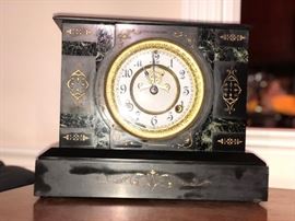 Antique mantle clock