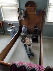 Antique twin German bed
