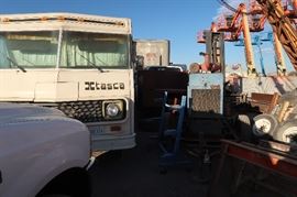 The lifts in the back ground are from the neighbor.  Those ARE NOT in this sale.