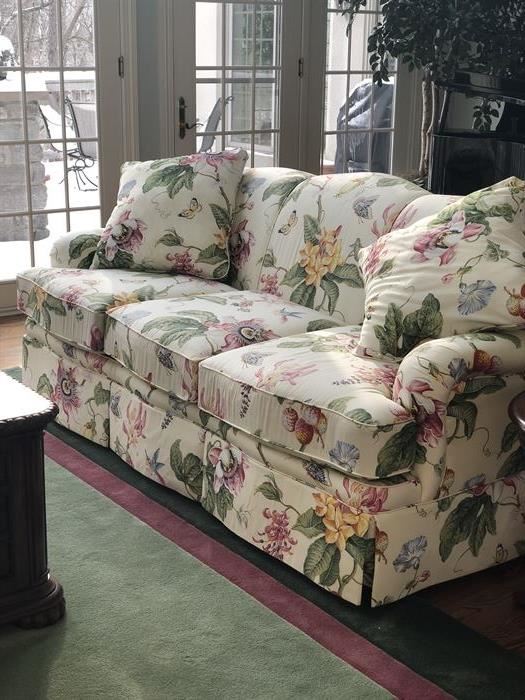 Stunning Floral Sofa