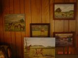 Selection of oil/acrylic paintings