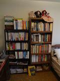I bookcase full of health/medical books, and the other w/religious, novels and 2 shelves of cook books