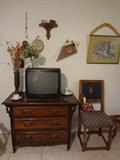 chest, TV & chair