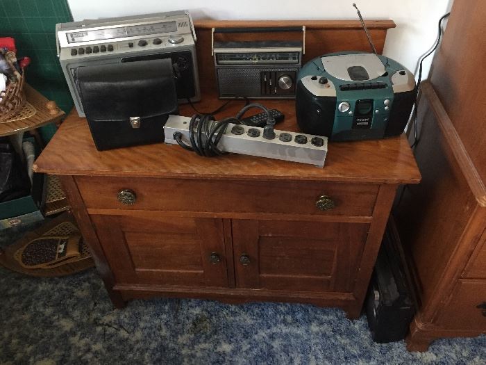 Washstand and more radios