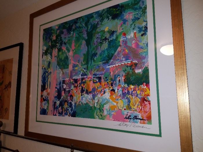 A signed Leroy Neiman...'Tavern on the Green' - Serigraph 