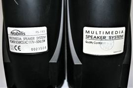 lot of 2 computer speaker systems