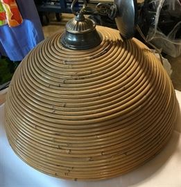 1950's bamboo ceiling light