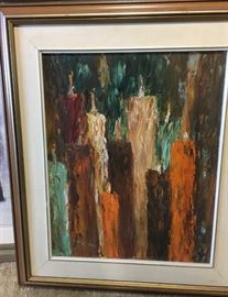 Vintage abstract art.