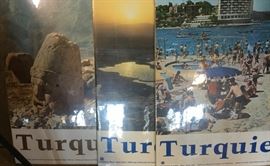 Vintage Turkish travel posters.