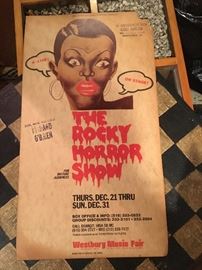 Vintage Rocky Horror Show poster