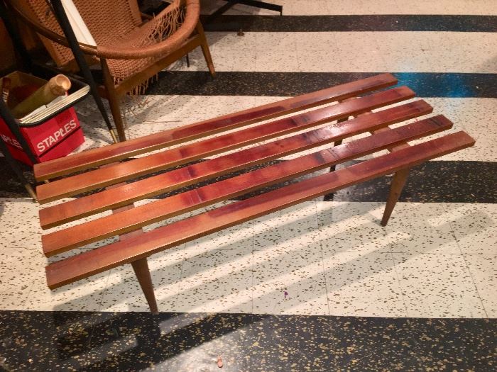 Slat bench