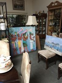 Rosa M " A King is Born" 6' x 4' 