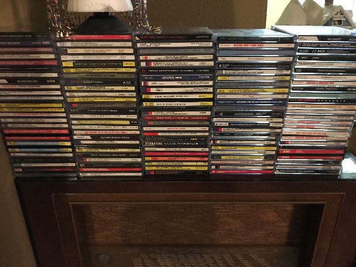 Jazz and Classical and Classic Rock CD collection
