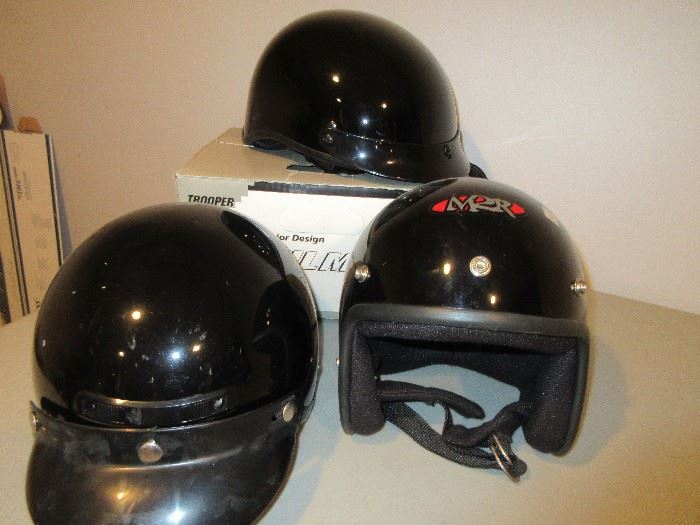 Motor cycle helmets 