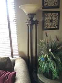 1 of 3 Torch Floor Lamps