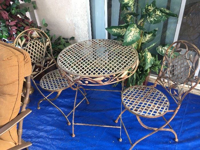 Metal Bistro Set