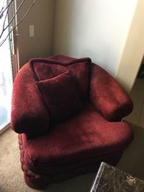 Red Oversized Chair
