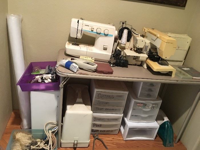 Several Sewing Machines