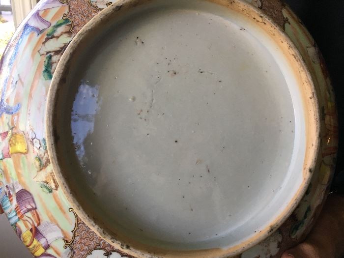 Bottom of Chinese porcelain bowl