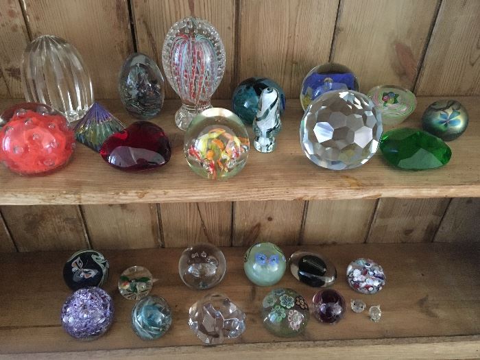 Paperweight collection