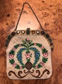 Antique beaded purse