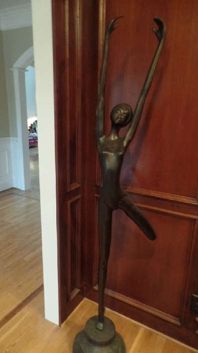 Bronze life size dancer, $850