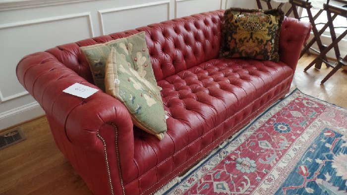 Leather Sofa $650