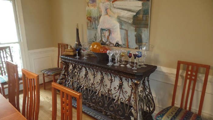 Cast Iron Sideboard, $750