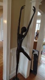 Bronze life size dancer, $850