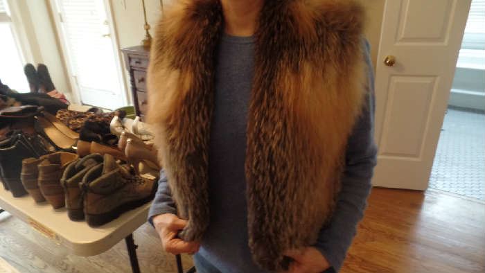  Fur vest, $300