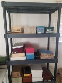 we have a shelf with stamps for "Bidding on"