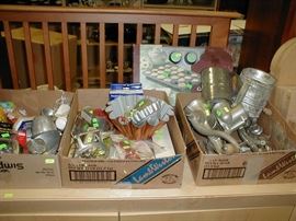 kitchen utensils, old and newer