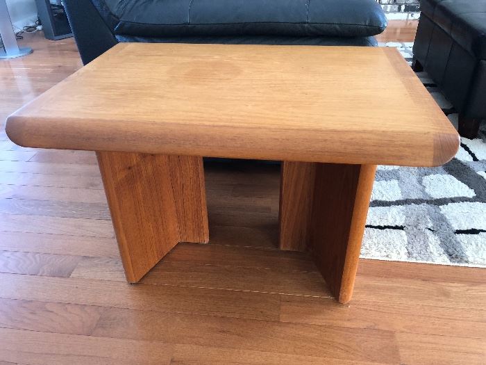Nordic Furniture teak end table - one of 2