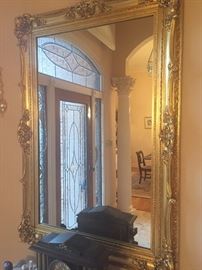 HUGE gilded mirror