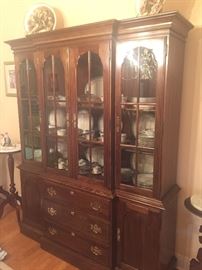 glorious lightd china cabinet--like new condition