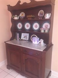 marble topped and key locking cabinet--my favorite thing