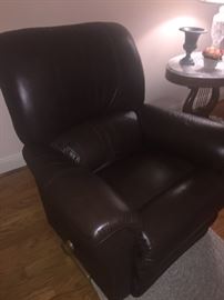 Lazy boy leather recliner--like brand new