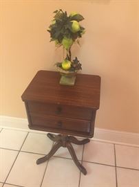 Antique sewing cabinet