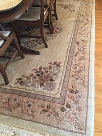 Mint condition large dining room rug