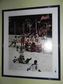 USA 1980 Olympic Hockey Team Signed 16x20 Photo by all 20 Players ! $800.00