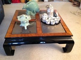 Oriental Cocktail Table.  There is also a matching End Table