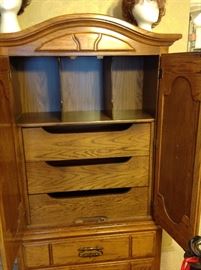 Inside of the Clothing Armoire