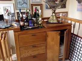 Bar with Bar Paraphenalia and Brass Eagle