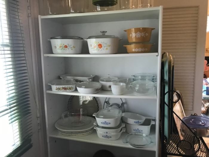 Pyrex and corning ware
