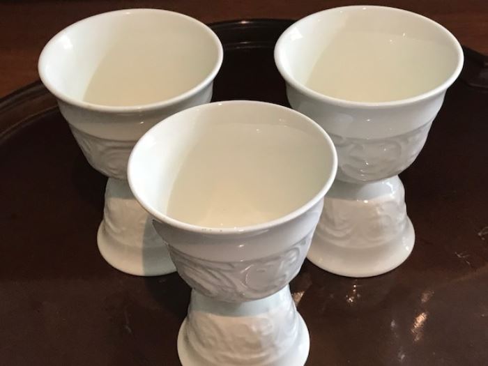 Trio of Wedgwood egg cups