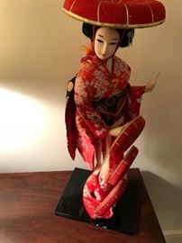 Large tabletop vintage Japanese doll