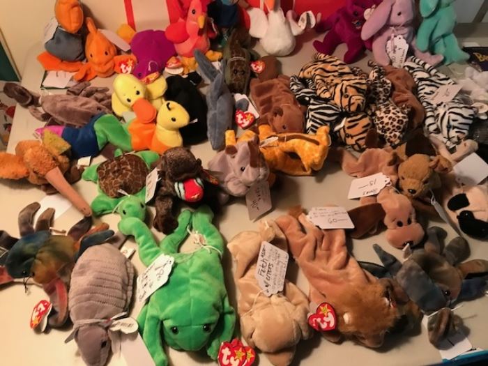 What's a sale without Beanie Babies!