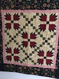 Handmade quilt square by West Virginia artist